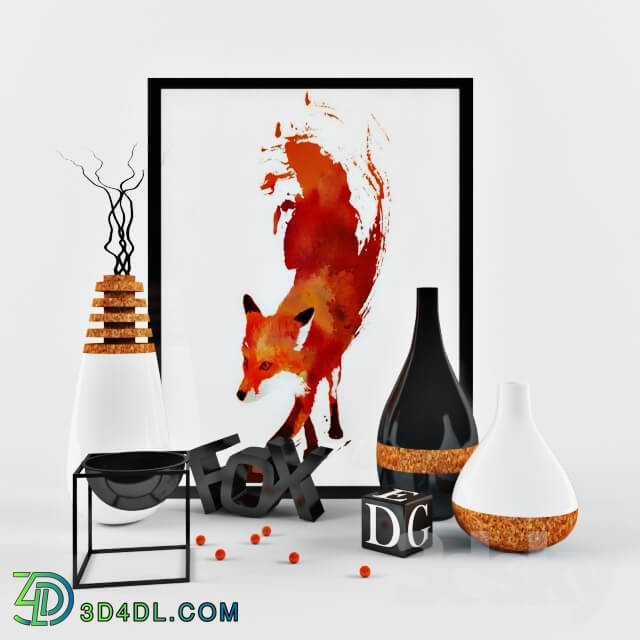 Decorative set - Fox Decor