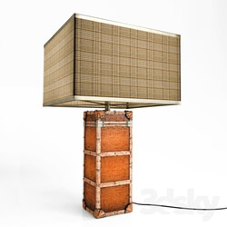 Table lamp - Travel trunk style table lamp 