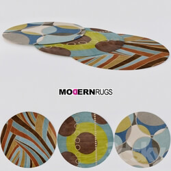 Carpets - Modern Rugs round set _ 3 