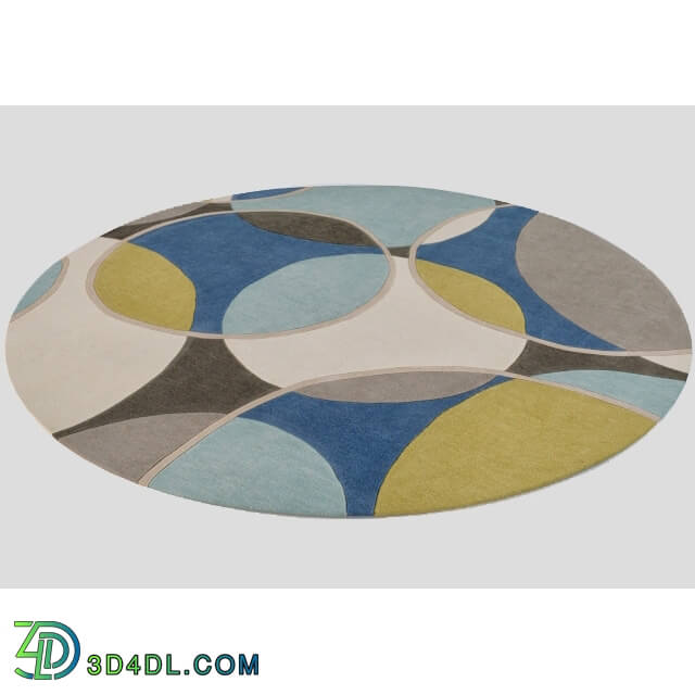 Carpets - Modern Rugs round set _ 3