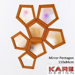 Mirror - KARE Mirror Pentagon 