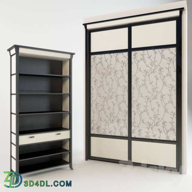 Wardrobe _ Display cabinets - Built in wardrobe and shelves under Baker