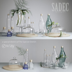 Decorative set - SADEC DISTRICT GlassWare 