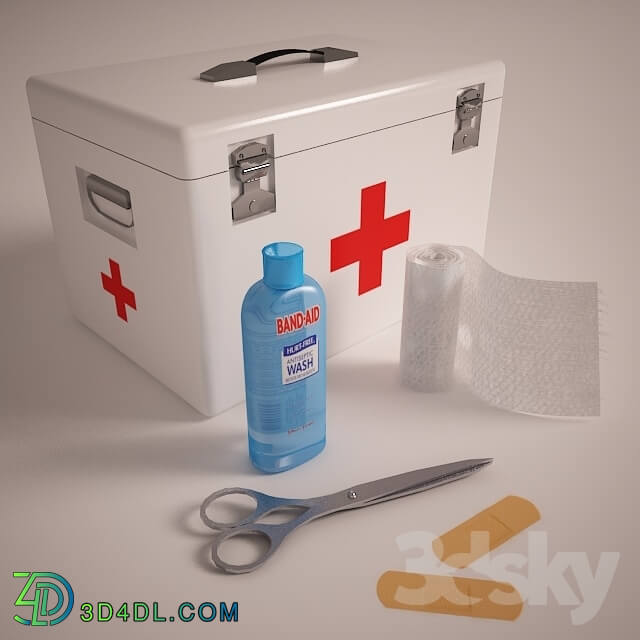 Bathroom accessories - First aid box