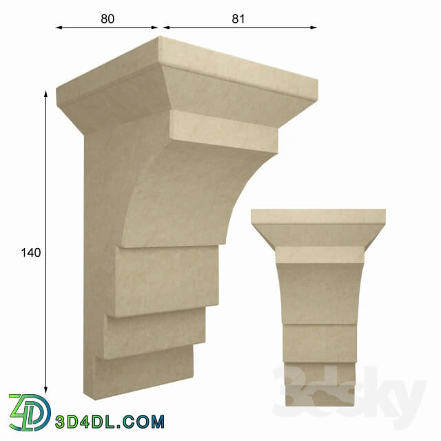 Decorative plaster - Bracket