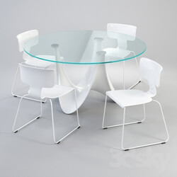 Table _ Chair - ROBERTI Coral Reef furniture set 