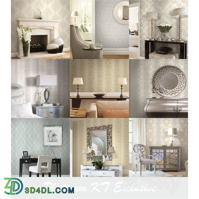 Wall covering - Wallpapers catalog Platinum KT Exclusive