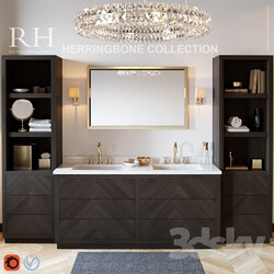 Bathroom furniture - RH_Herringbone_collection 