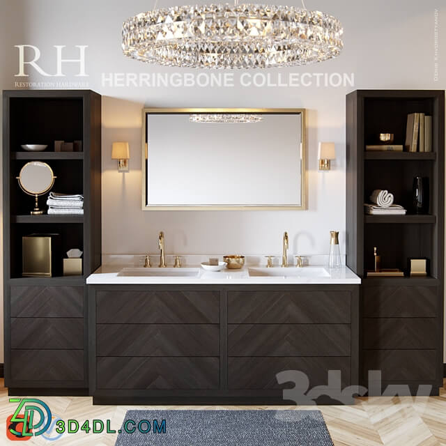 Bathroom furniture - RH_Herringbone_collection