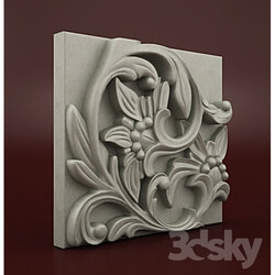 Decorative plaster - carving01 