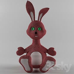 Toy - knitted rabbit 
