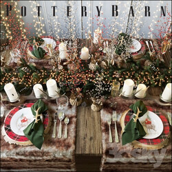 Tableware - Christmas table setting Pottery Barn 