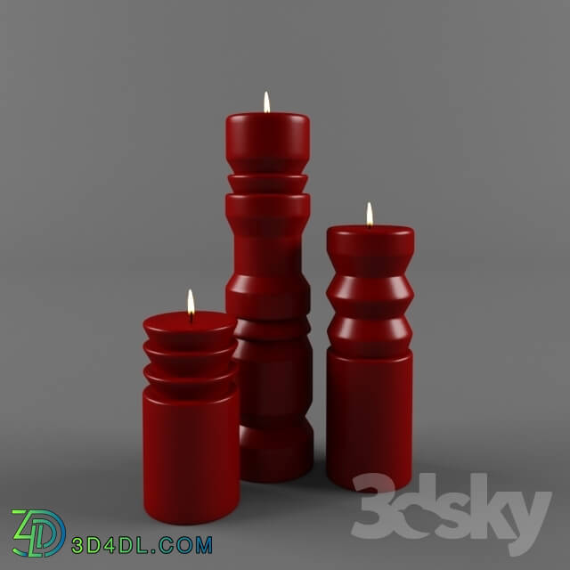 Other decorative objects - Candle Decor Set