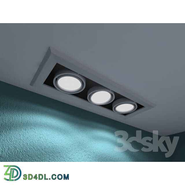 Ceiling light - p-3 to Mod MR16