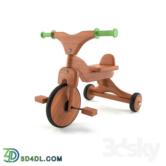 Toy - Wooden bicycle