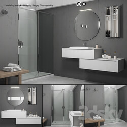 Bathroom furniture - Bathroom furniture set Arcom e.Ly 5 