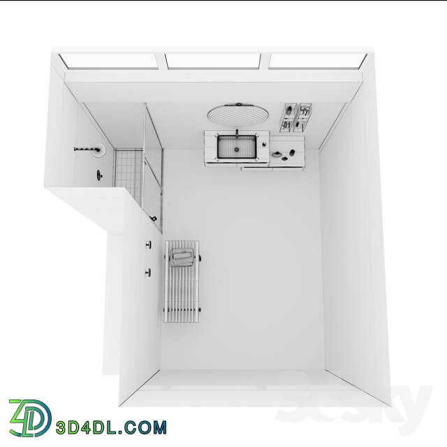 Bathroom furniture - Bathroom furniture set Arcom e.Ly 5