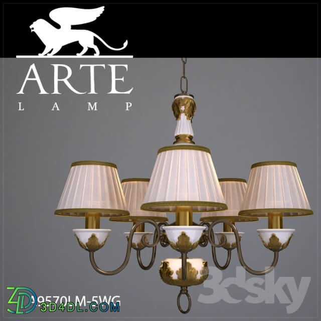 Ceiling light - Chandelier ArteLamp A9570LM-5WG