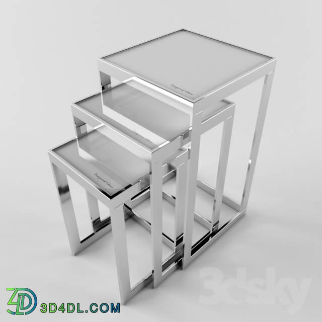 Table - CHROME SIDE TABLE