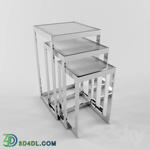 Table - CHROME SIDE TABLE