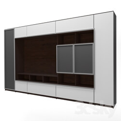 Wardrobe _ Display cabinets - Cabinet under the plasma 