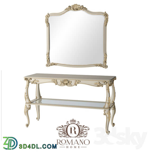 Table - _OM_ Olivia and Olivia Large Romano Home Console