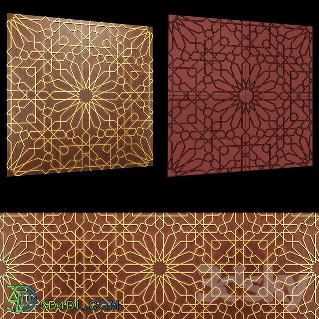 3D panel - Islamic Pattern