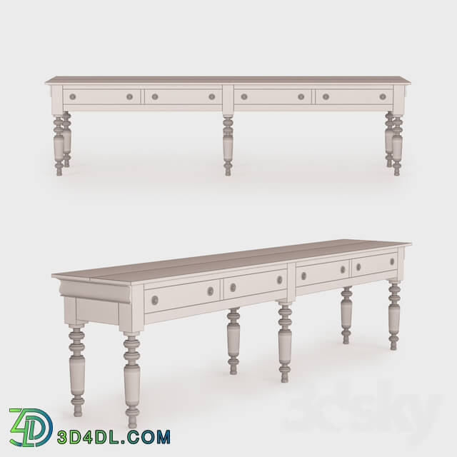 Table - French 19th Century Console Table