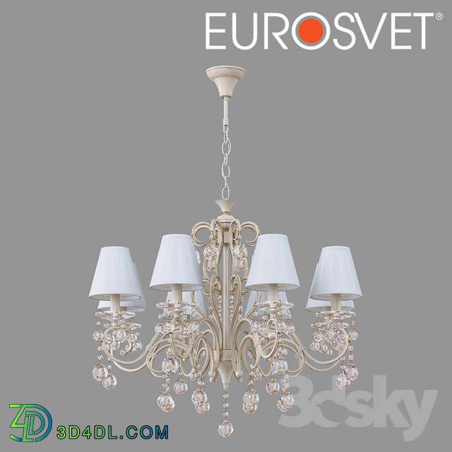 Ceiling light - OM Chandelier with crystal Eurosvet 12075_8 Ivin