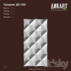 Decorative plaster - www.dikart.ru DS-325 280x140x11mm 4.7.2019 