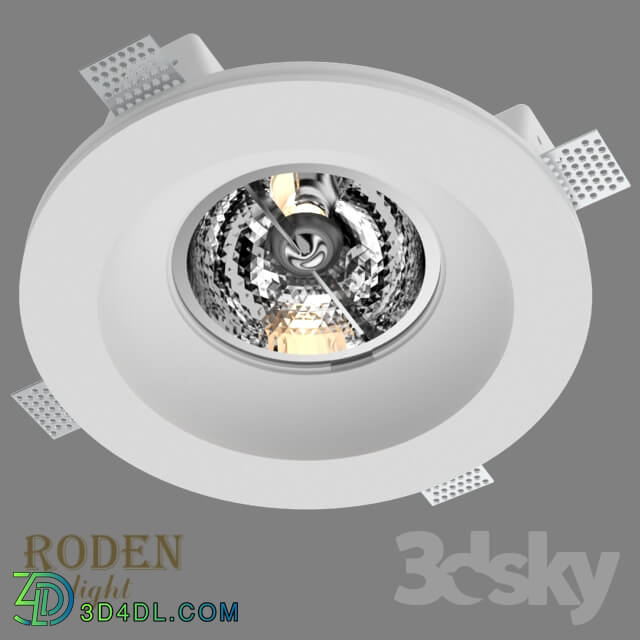 Spot light - OM Cut-in gypsum lamp RODEN-light RD-256 AR-111