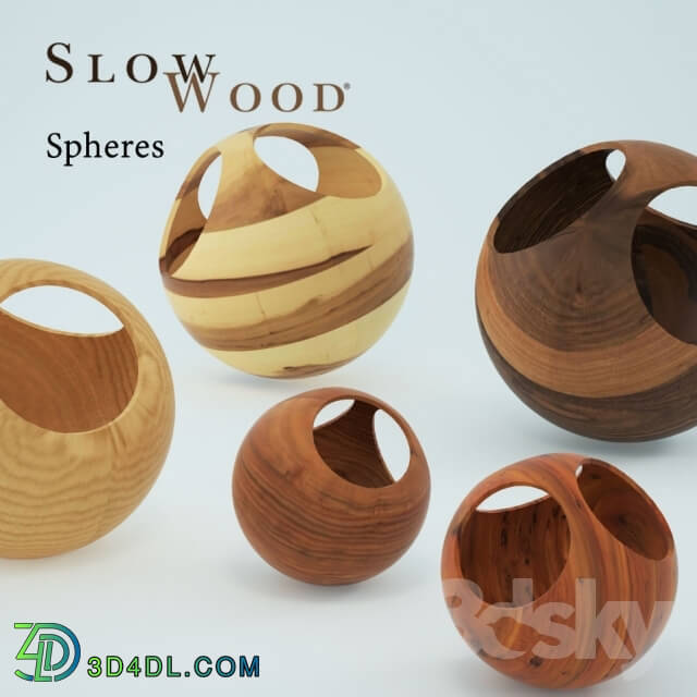 Vase - SlowWood Spheres containers