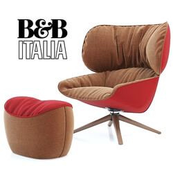 Arm chair - B _amp_ B Italia TABANO _Vray _ Corona_ 