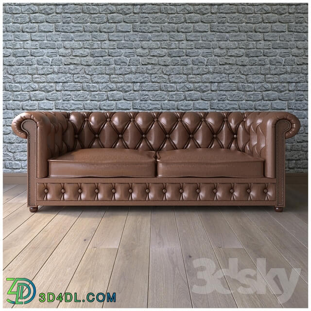 Sofa - Sofa and armchair Chesterfield