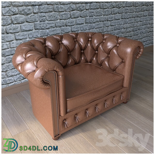 Sofa - Sofa and armchair Chesterfield