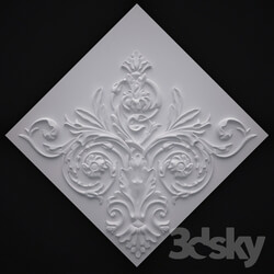 Decorative plaster - Gypsum trough 