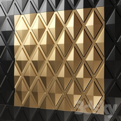 Other decorative objects - Decor for wall. 3D Panel 001 