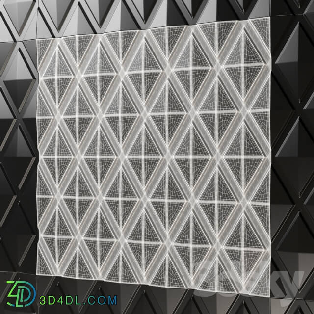 Other decorative objects - Decor for wall. 3D Panel 001