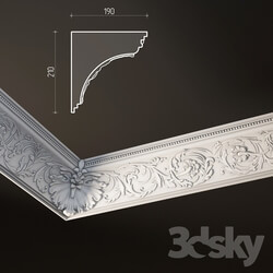 Decorative plaster - Stucco plaster cornice 