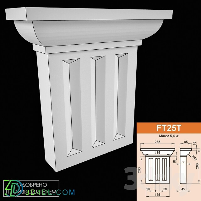 Decorative plaster - Bracket