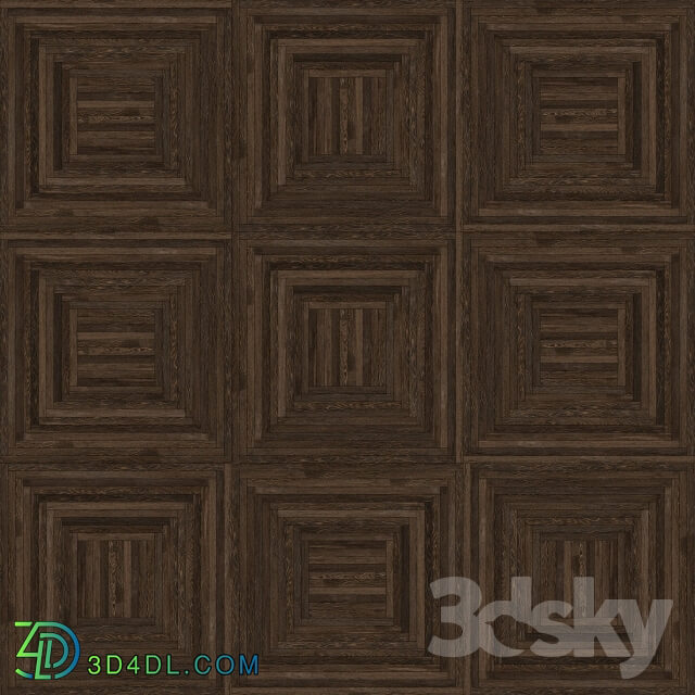 Floor coverings - Artistic parquet-Shields 900 x 900