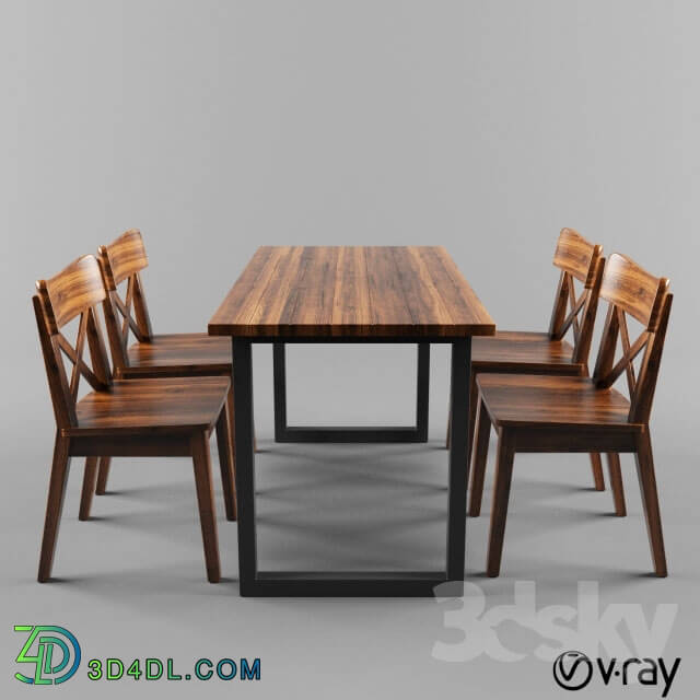 Table _ Chair - Dining Furniture Set