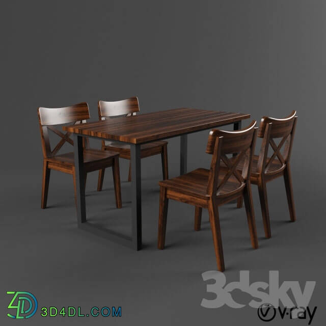 Table _ Chair - Dining Furniture Set