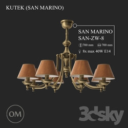 Ceiling light - KUTEK _SAN MARINO_ SAN-ZW-8 
