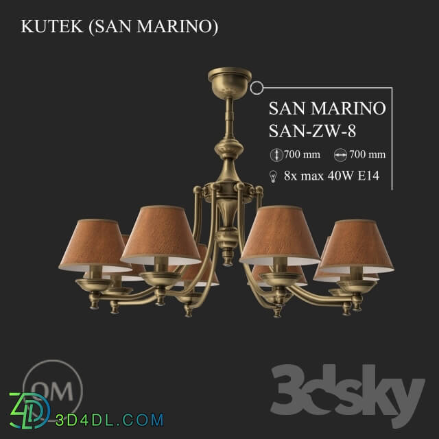 Ceiling light - KUTEK _SAN MARINO_ SAN-ZW-8