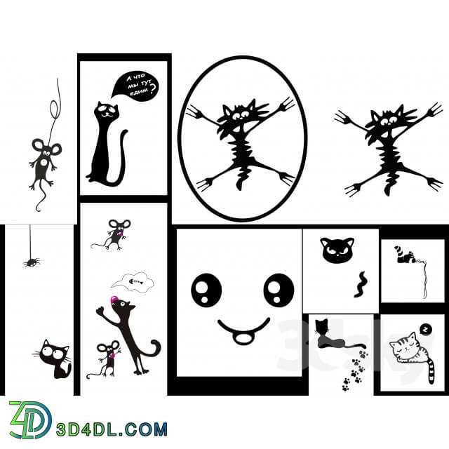 Miscellaneous - stickers refrigerator wall