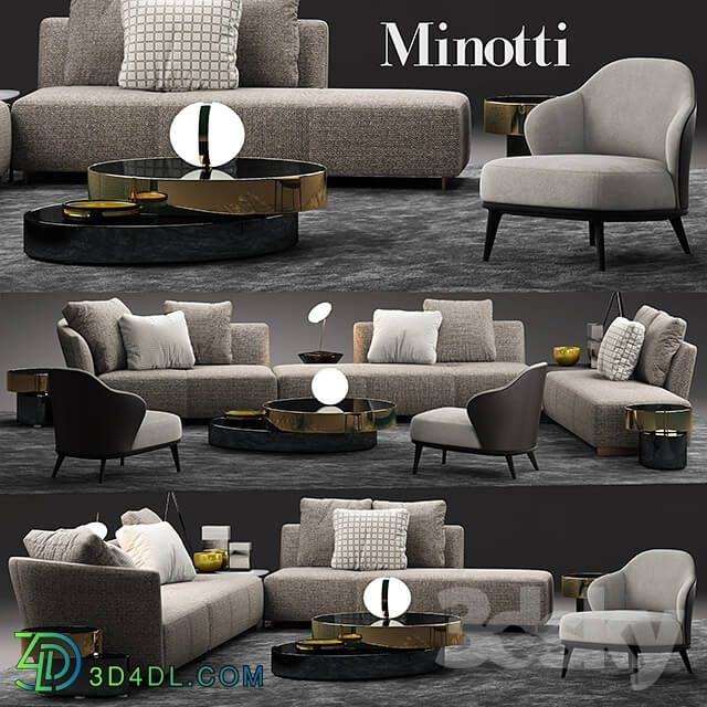 Sofa - Sofa minotti lounge seymour