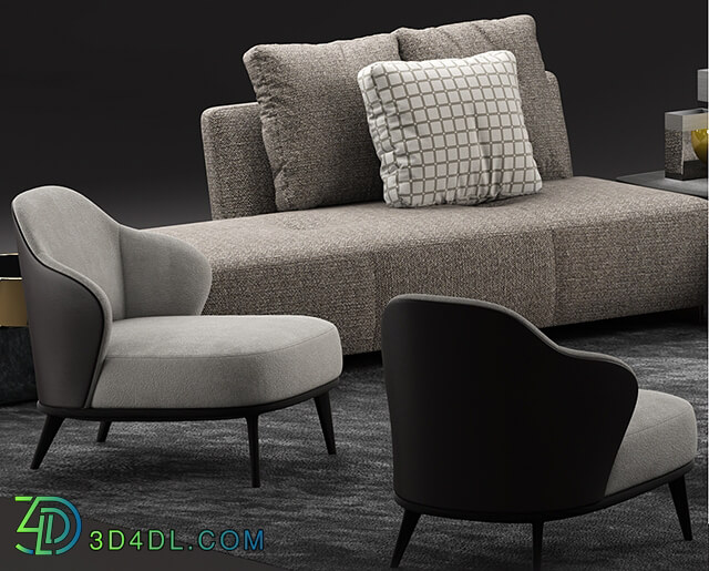 Sofa - Sofa minotti lounge seymour