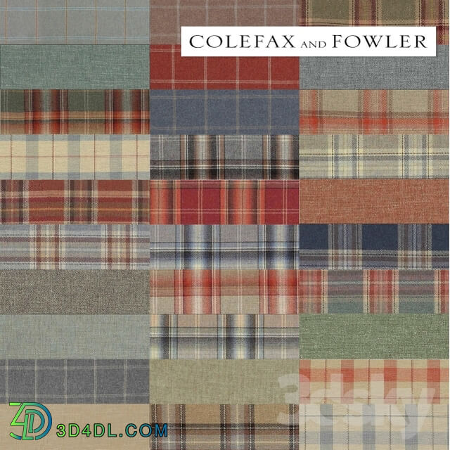 Fabric - Fabrics from the collection of Erskine Wools of Colefax and Fowler