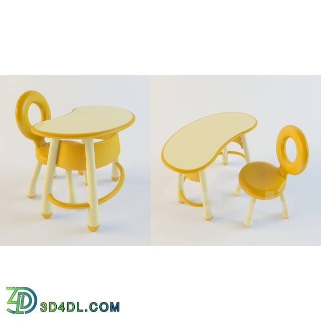 Table _ Chair - Children_s table and Chair